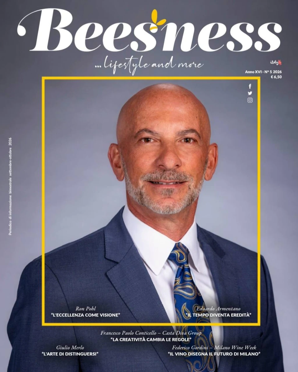 Ron Pohl sulla copertina di Beesness settembre ottobre 2026